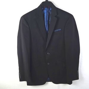 Billy London Mens 2 Button Navy Blue Fully Lined Blazer Suit Dress Jacket 36R